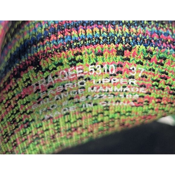 TRAQ Alegria Dream Knit Sport Queen Sandals Slip On Funplex Lime Eur 37 US 6.5-7 - Picture 7 of 9